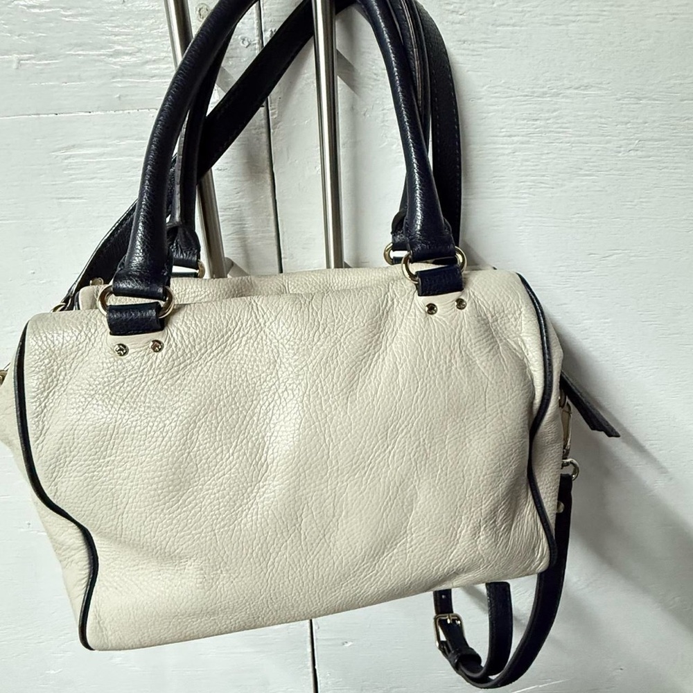 Kate Spade Ivory and Black Satchel - Picture 3 of 8